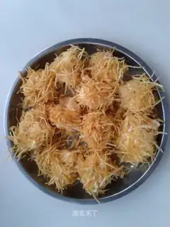Goldy-crawny shrimp balls