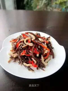 Soy sauce, fried meat