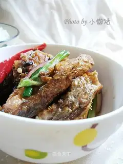 Red-burned fish
