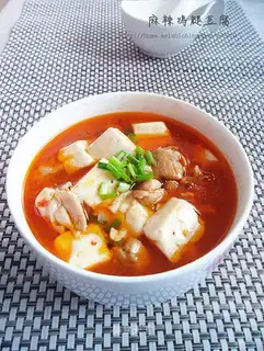 Spicy chicken tofu