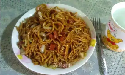 Ham noodles