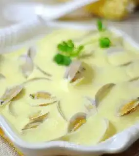 Flower clams and eggs