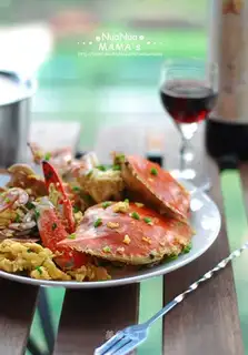 Fried crabs
