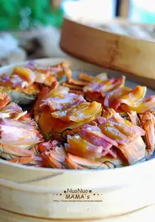 Salted crabs