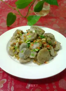 Potato fried pig oil