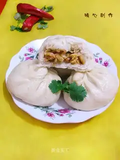 Pillow veggie buns