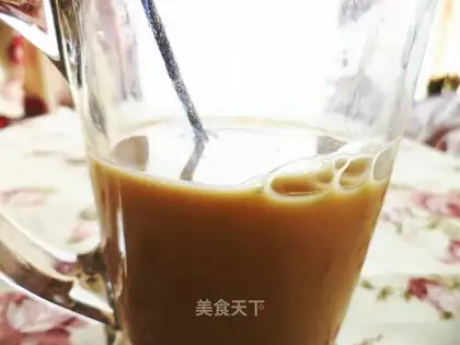 Homemade milk tea