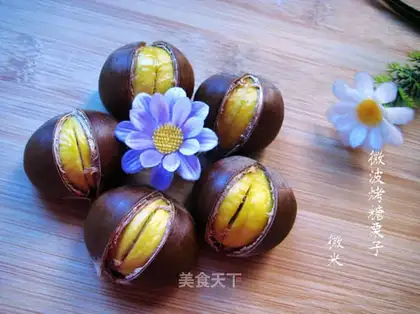 Microwave candy chestnuts
