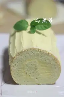 A melon cake roll