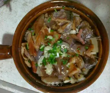 Fish and eggplant