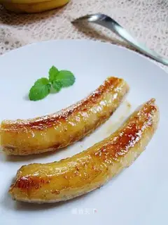 Sugar baked bananas