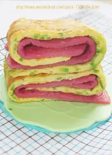 Squid egg pancakes