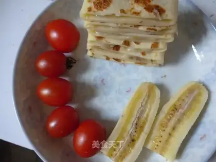 Milk banana cake