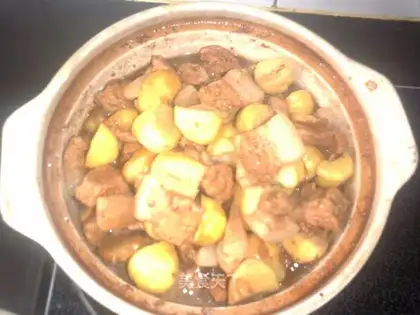 Chestnut casserole
