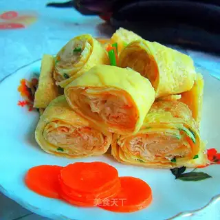 Oiled egg rolls