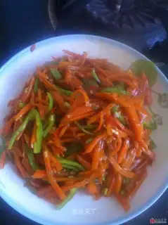 Sweet carrots for dinner