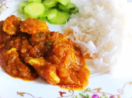 Indian curry chicken