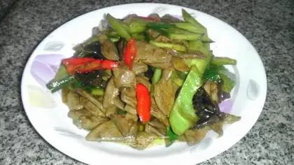Fried liver