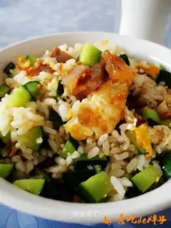cucumber sausage fried rice
