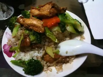 Take the chicken rice