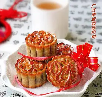 A wide-range mashed pea mooncake
