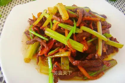 Dried beef silk
