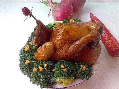 Rose sauce chicken