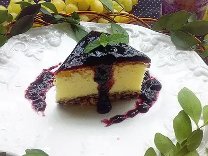 A salsa cheesecake