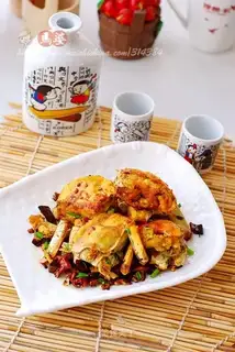 Spicy Fried crabs