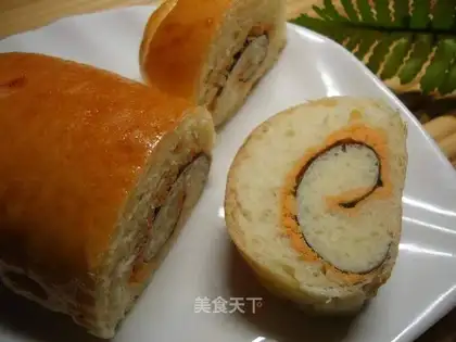Meat pine moss bread