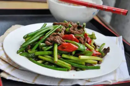 Garlic fried meat