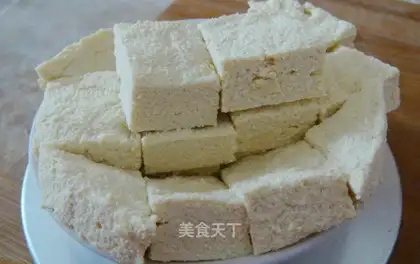Homemade tofu