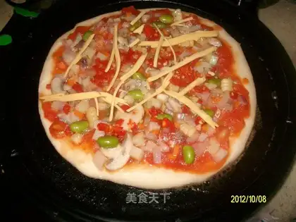 Pancake pizza
