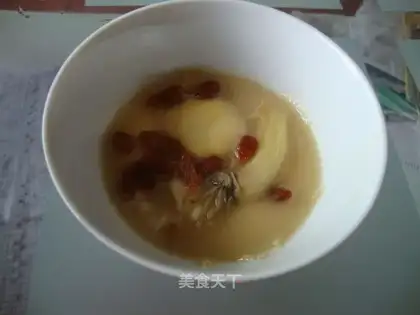 Onions steamed eggs