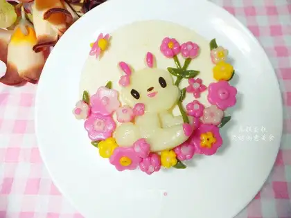 Rabbit rice cake