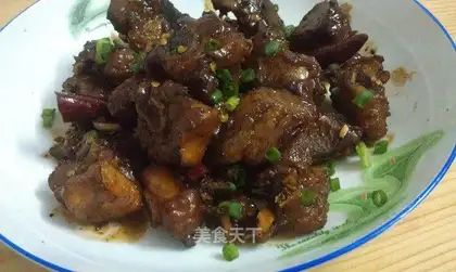 Garlic gum veal ribs