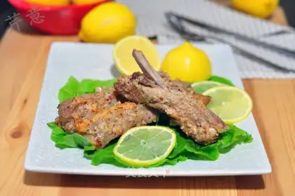 Lemon juice garlic roasted ribs