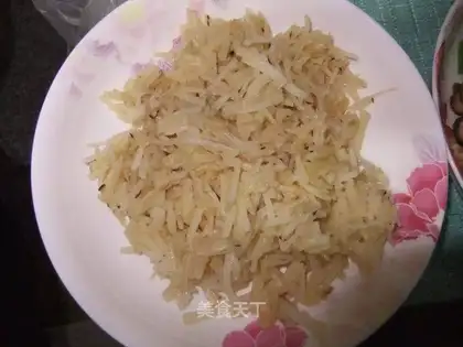 Dry potatoes
