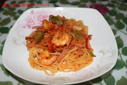 Shrimp noodles