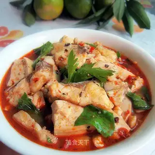 Spicy fish tofu