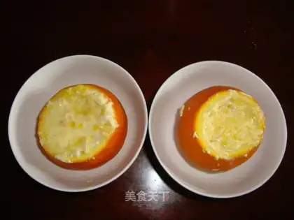Fresh orange eggs
