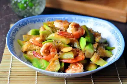 Snack and shrimp