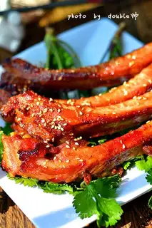Sugar vinegar roast ribs