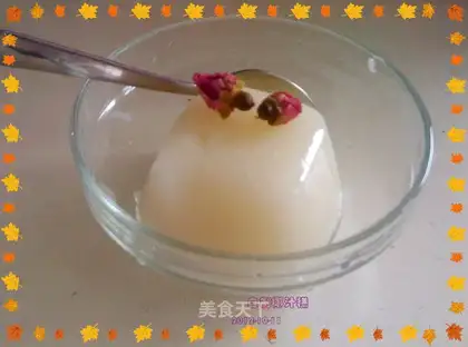 Homemade coconut juice cake