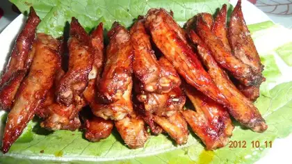 Spicy garlic on the wing