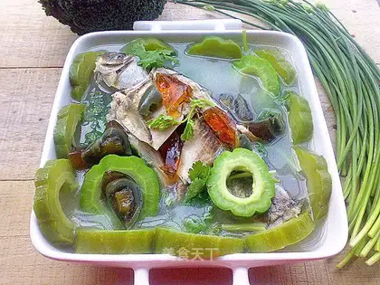 Suffering melons, eggs, fish soup