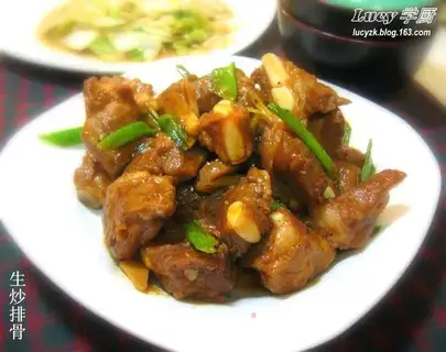 stir-fried pork ribs