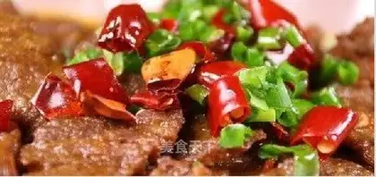 Big slices of beef