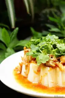 Crispy cold tofu