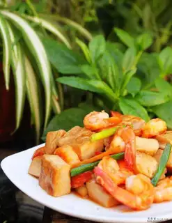 Shrimp tofu